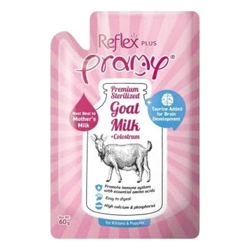 Pramy Cat Kolostrum ve Taurinli Sterilize Kedi Keçi Sütü 60 Gr