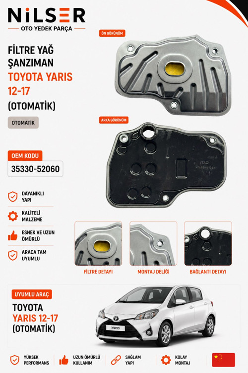 Toyota Yaris Şanzıman Yağ Filtre 2012-2017 Otomatik