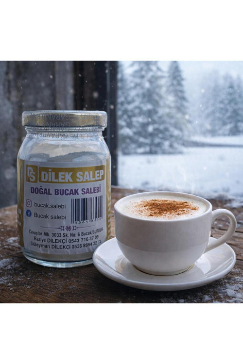 Meşhur Bucak Salebi Salep 100G Kavanoz Saf Salep