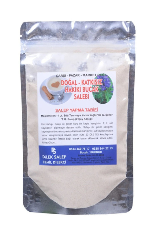 Meşhur Bucak Salebi 1 Kg Saf Salep Sahlep