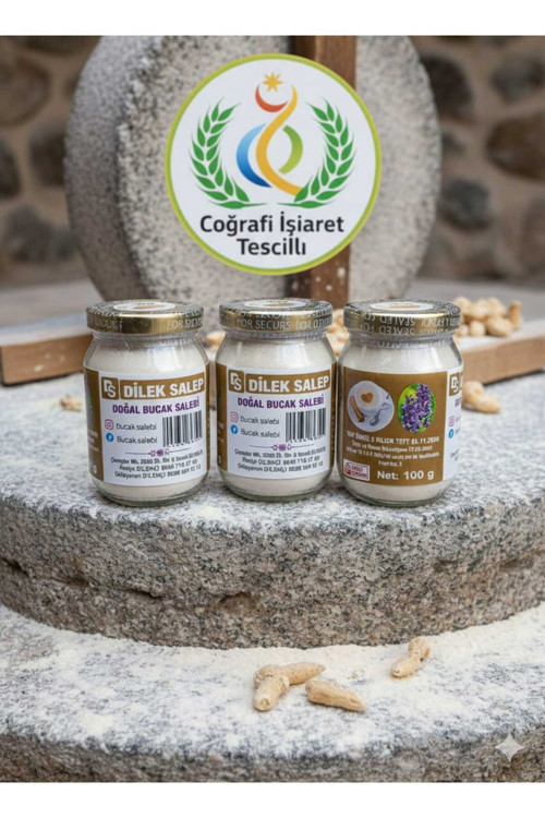 Meşhur Bucak Salebi Salep 3X100G Doğal Sahlep
