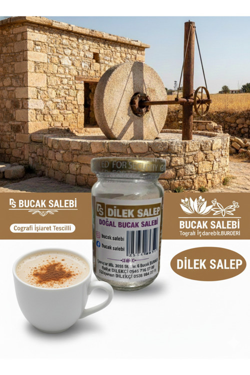 Meşhur Bucak Salebi Salep 50G Saf Salep Kavanoz
