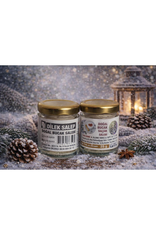 Meşhur Bucak Salebi Salep 25 G Kavanoz Saf Salep