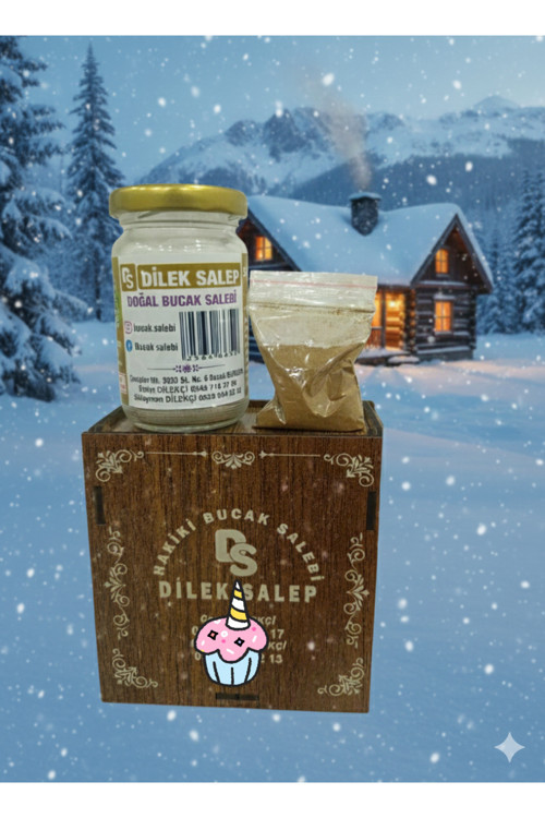 Doğal Bucak Salebi Hediye Kutulu 50 G Salep