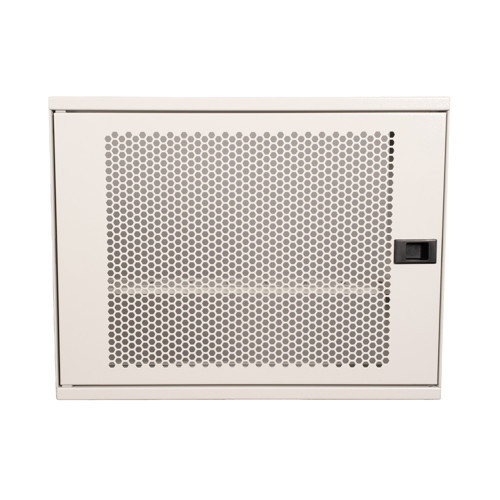 Ziglat 450 Serisi WiFi Box Duvar Tipi Modem ve WiFi Kutusu 450x120x350 mm Mat Beyaz | Perfore Metal Kapak | Mo