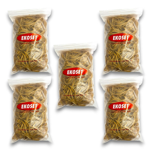 Kauçuk Kalın Paket Lastiği 15cm x 5mm 5 Kg