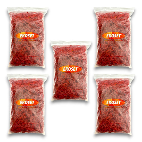 Küçük Kırmızı Paket Lastiği 40mm 5 KG
