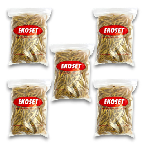 Kauçuk Kalın Paket Lastiği 180x5mm 500 Gram 5li Paket