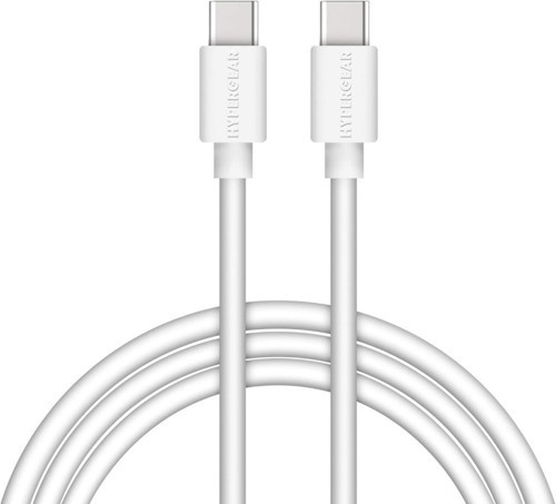 USB-C & USB-C Şarj ve Data Kablosu, Beyaz, 1.2 Metre Teşhir