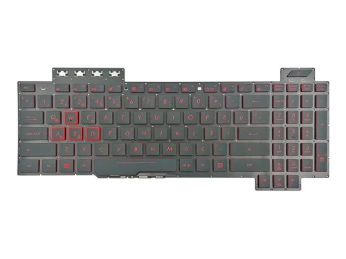Asus FX505DT-AL086T Klavye Işıklı Kırmızı Tuş V1 (Non-RGB)