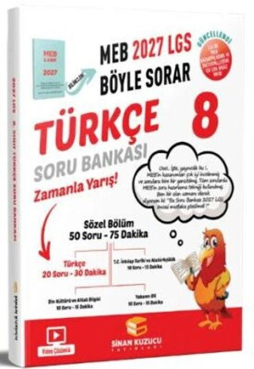 2027 8. Sınıf Türkçe Soru Bankası Sinan Kuzucu