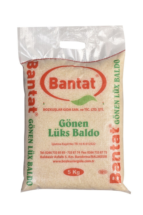Gönen Lüks Baldo Pirinç 5kg (ÇUVAL)