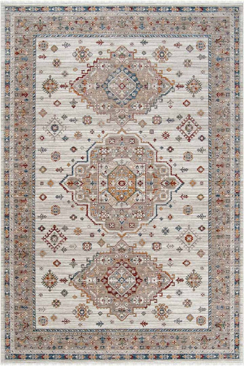 Dekorenti Otantik 2608 Multi Halı Madalyonlu Klasik Renkli Halı