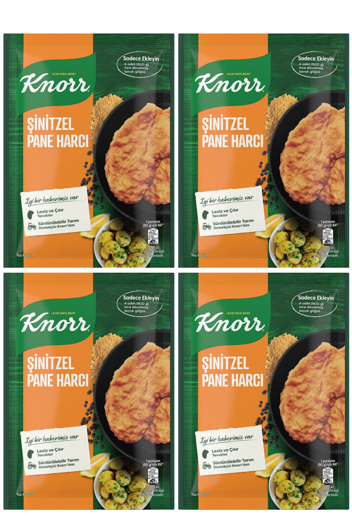 Şinitzel Pane Harcı 90 gr x 4 Adet