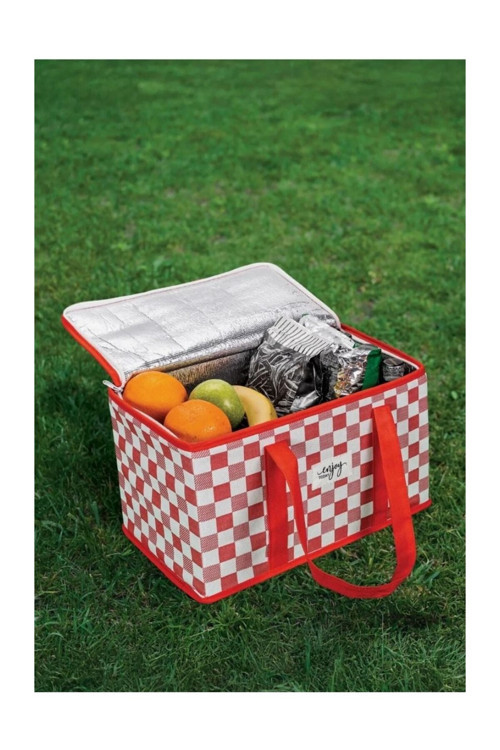 35×20×20 Cm Termos Çanta – Su Geçirmez, Isı Yalıtımlı, Soğuk & Sıcak Koruyucu Taşıma Çantası