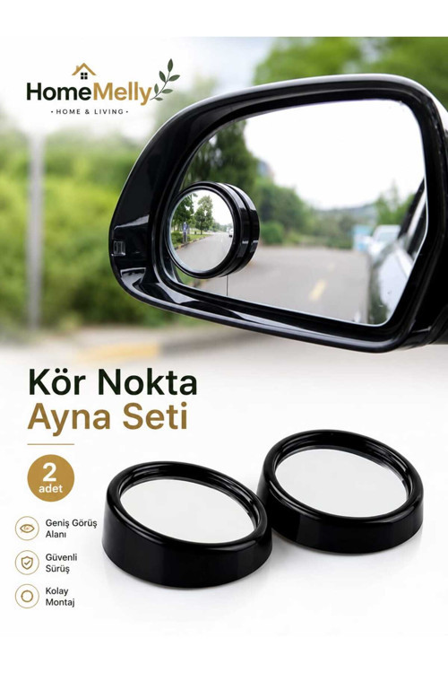Çerçeveli Oto Araç Kör Nokta Ayna Seti, 2'Li Net Görüş Kör Nokta Aynası