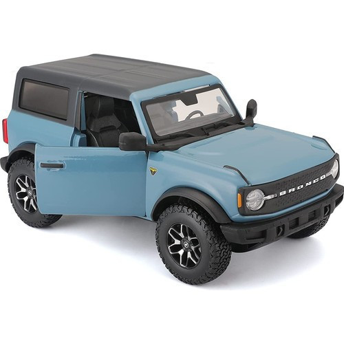1/24 2021 Model Ford Bronco Badlands Mavi Model Araba