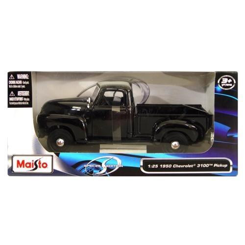 Chevrolet 3100 Pickup 1950 Diecast Model Araba 1:24 Special Edition Siyah