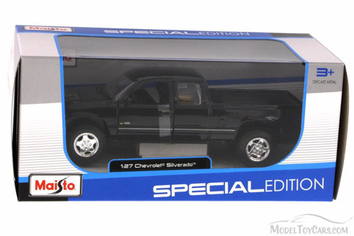 Chevrolet Silverado 1/27 Siyah Model Araba