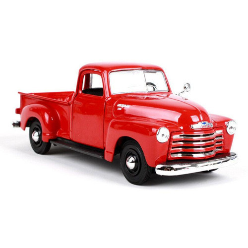 1950 Chevrolet 3100 PickUp 1:24 Kırmızı Model Araba