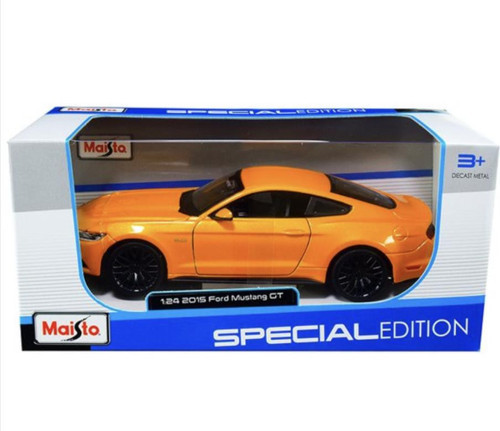 2015 Ford Mustang GT Turuncu 1/24 Model Araba