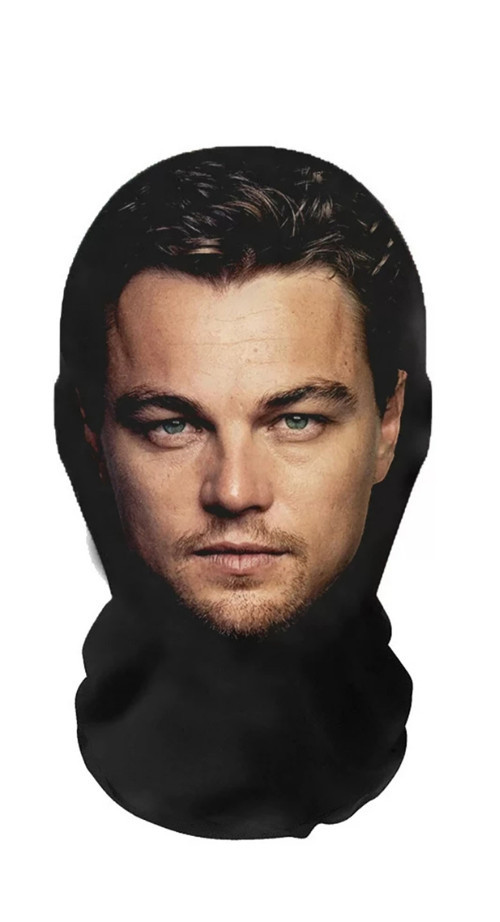 Leonardo DiCaprio 3 Boyutlu Nefes Alabilen Ünlü Maskesi