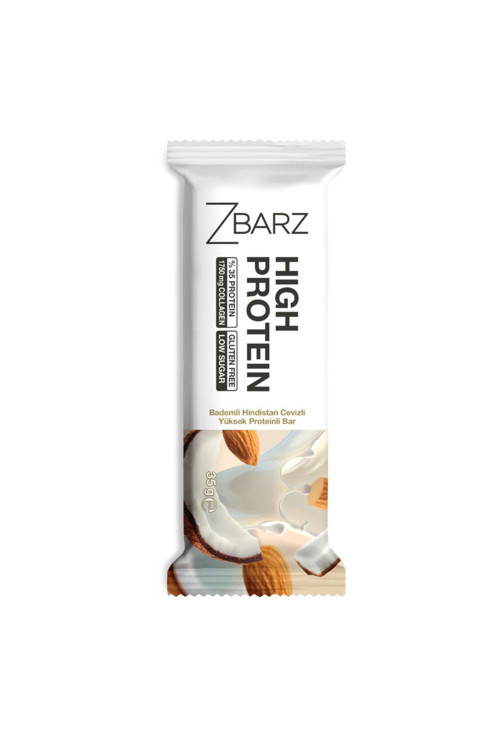 Bademli Hindistan Cevizli Yüksek Proteinli Bar 12 li