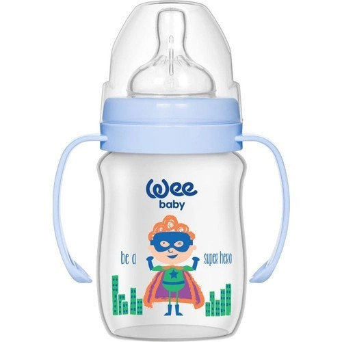 Kulplu PP Biberon 150 ML - Mavi
