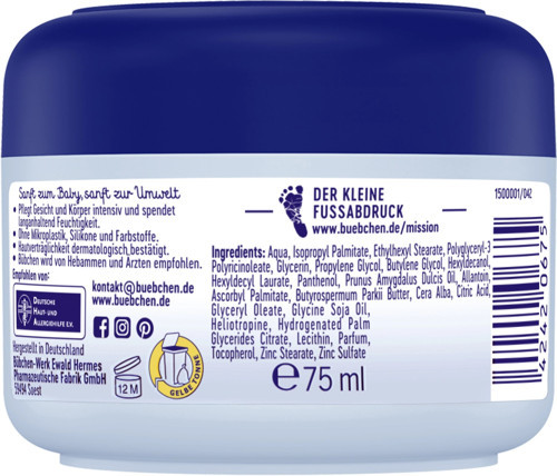 Sensitive Bebek El ve Yüz Kremi 75 ml