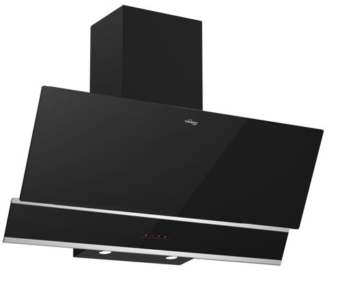 TDE9001BG Duvar Tipi Davlumbaz 90 Cm Siyah Cam