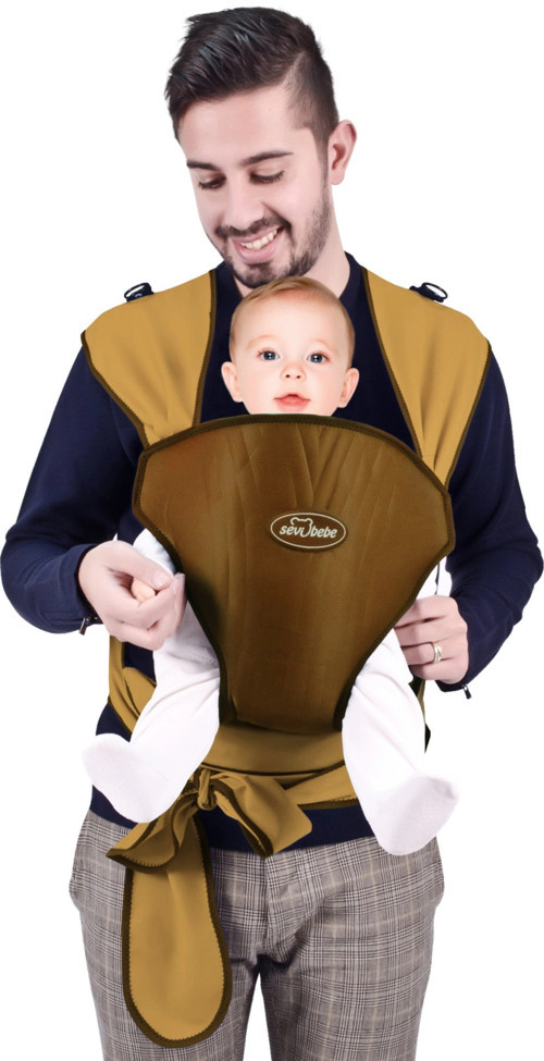 Koruyuculu Bebe Kanguru - Bej