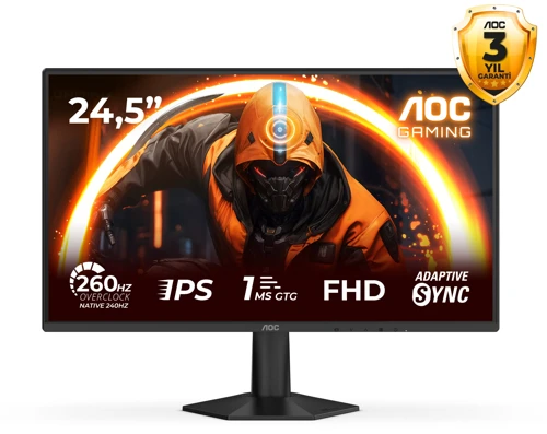 24G50Z2 23.8″ 260Hz 0.3ms Fast IPS Adaptive Sync HDR10 FHD Siyah Gaming Monitör