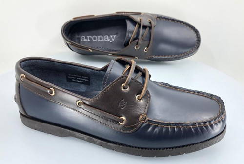 086 Ayr Timberland Marine El saraçlı %100 Hakiki Deri Erkek Ayakkabı