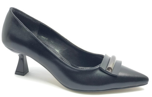 5 Cm Topuk Toka Detaylı Stiletto Kadın Ayakkabı