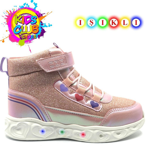 Kids Ortopedik Işıklı Taban Kız Çocuk Bot
