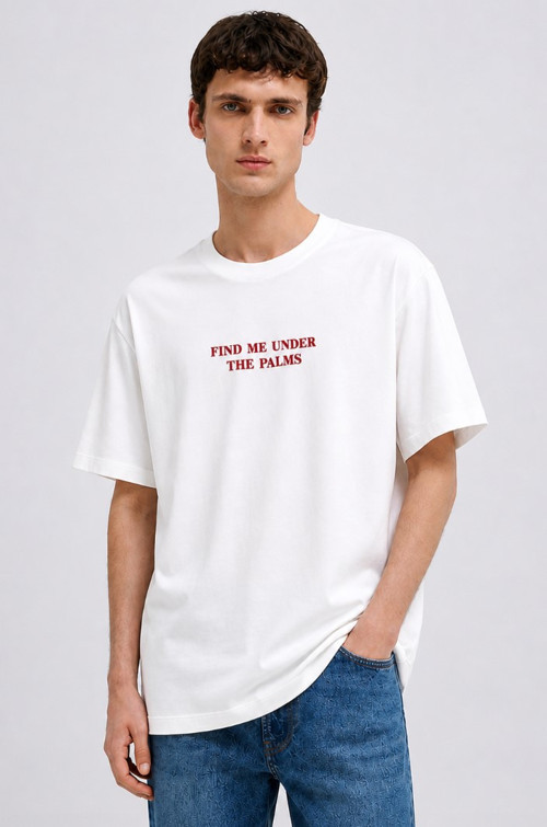 Mavi M0613280-70057 Find Me Under The Palms Baskılı Tişört Erkek T-Shirt
