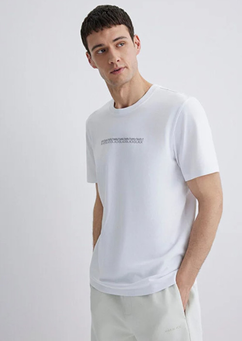 Mavi M0612647-620 Mavi Black Baskılı Tişört Erkek T-Shirt