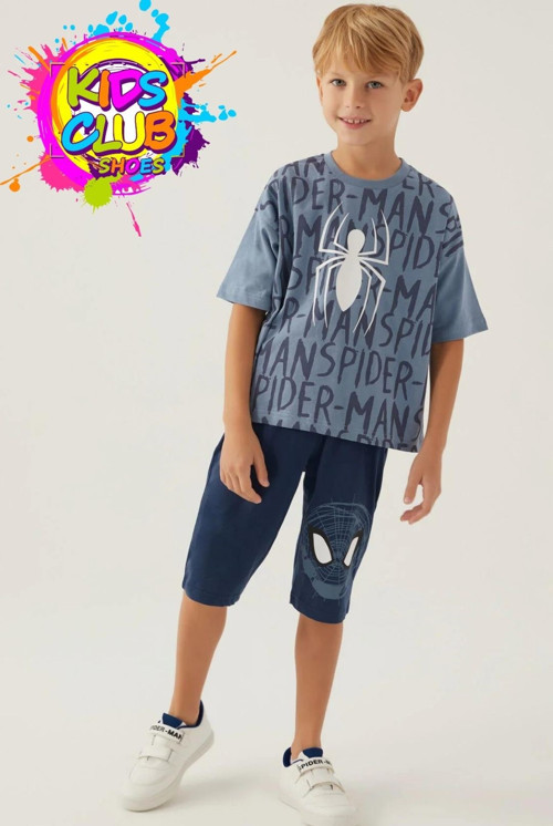 Lisanslı D4877 Bug T-Shirt ve Kapri Alt Üst Erkek Çocuk Takımı