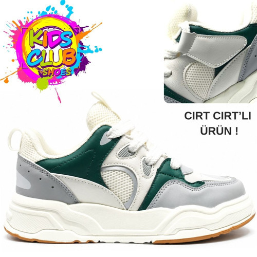 Jacop Bağcık Görünümlü Cırt Cırtlı Sneaker Ortopedik Çocuk Spor Ayakkabı