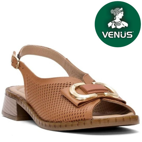 Venüs Fuggi Hakiki Deri Comfort Ortopedik Kadın Sandalet