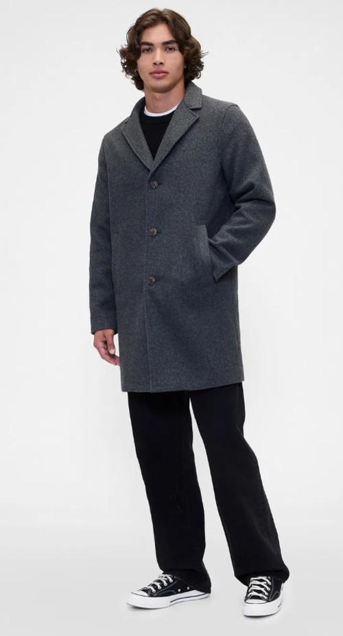Gap V-Top Coat 791204 Relaxed Palto Palto Trençkaşe Erkek Ceket