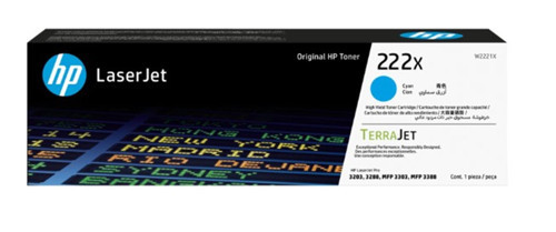 222X Cyan Mavi 2.500 Sayfa Toner W2221X (KDO)