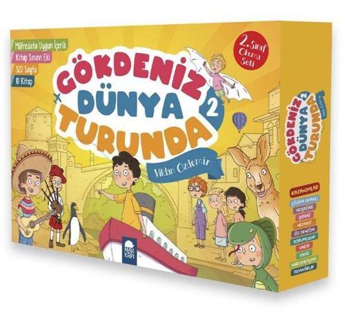 Gökdeniz Dünya Turunda 2 - 2. Sınıf Okuma Seti - 10 Kitap Takım