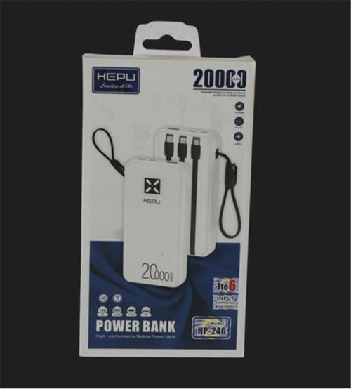 HP-246 20.000mAh Type-C,Lightining,Usb Powerbank led Gösterge (KDO)