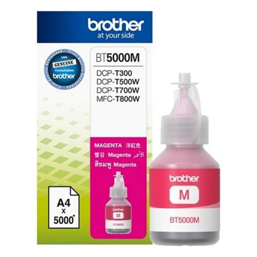 BT5000M Magenta Kırmızı 5.000 Sayfa Şişe Mürekkep DCP-T300-310-500-510-700-710 MFC-T800 (KDO