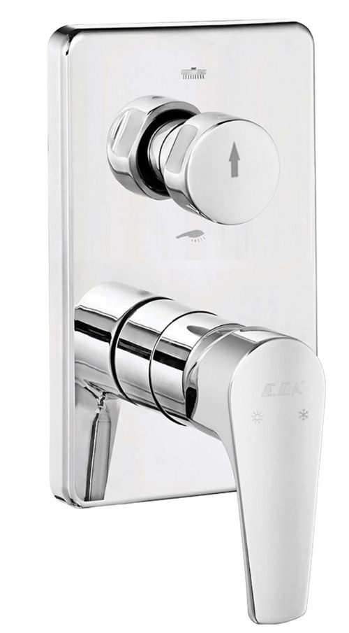 Eca Niobe Ankastre Banyo Bataryası 2 Parça Set / 2 Yollu (102167213-KDE+102166201)