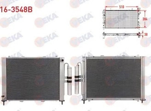 SU RADYATÖRÜ + KLİMA VEKA 16-3548B BRAZİNG TUPLU RENAULT KANGOO (KC0/1) 1.5 DCI M-T AC+ 1998-2008 T1