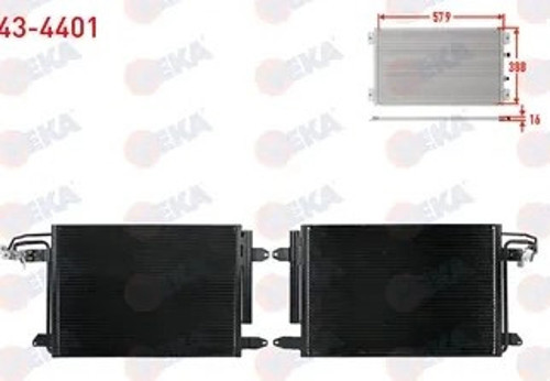 KLİMA RADYATÖRÜ VEKA 43-4401 VOLKSWAGEN GOLF V (1K1) 1.6i A-T/M-T 2003-2009 T1