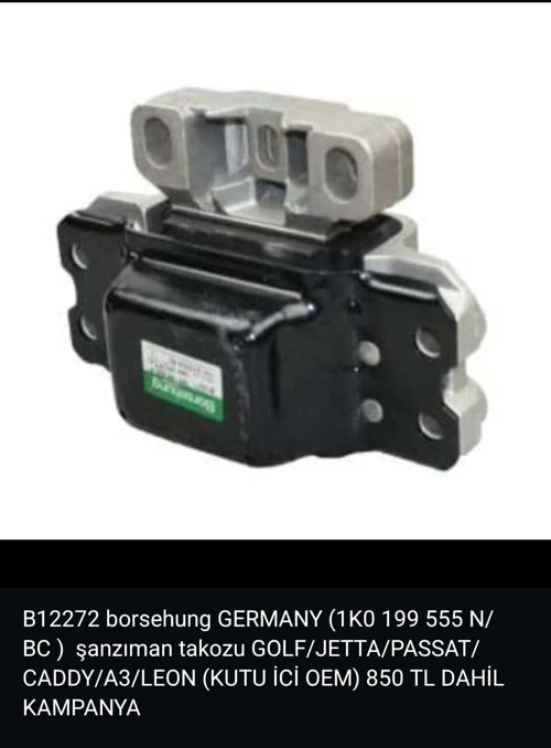 MOTOR TAKOZU SOL GOLF5-JETTA-PASSAT-CADDY-A3-LEON BSE-CAYC-BLS-BGU 1,6-1,6 TDİ-1,9 TDİ 04-13 T1