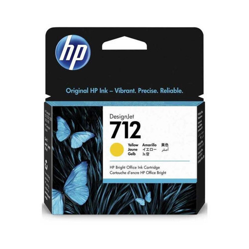712 Yellow Sarı 29ML Plotter Kartuşu 3ED69A (KDO)